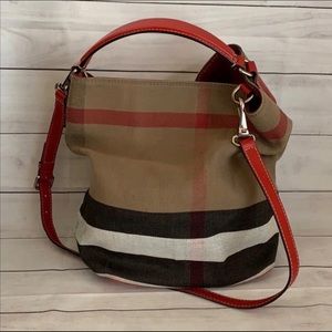 BURBERRY House Check Meduim Ashby Bag